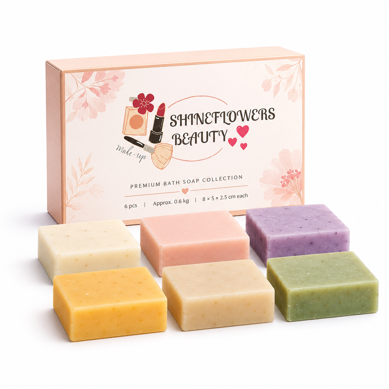 Premium Bath Soap Collection 6pcs